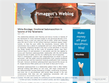 Tablet Screenshot of pimaggot.wordpress.com