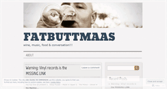 Desktop Screenshot of fatbuttmaas.wordpress.com