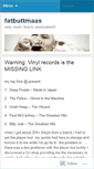 Mobile Screenshot of fatbuttmaas.wordpress.com