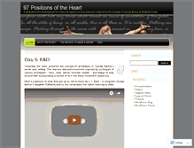 Tablet Screenshot of 97positionsoftheheart.wordpress.com