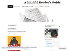 Tablet Screenshot of mindfulreader.wordpress.com