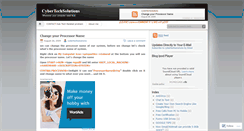 Desktop Screenshot of cybertechsolutions.wordpress.com