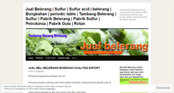 Desktop Screenshot of jualbelerang.wordpress.com