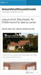 Mobile Screenshot of leisureknollhouseforsale.wordpress.com