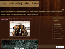 Tablet Screenshot of jnicklow.wordpress.com
