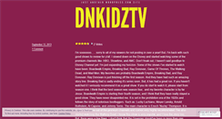 Desktop Screenshot of dnkidztv.wordpress.com