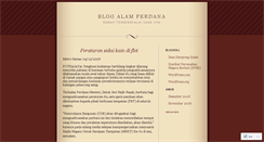 Desktop Screenshot of alamperdana.wordpress.com