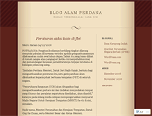 Tablet Screenshot of alamperdana.wordpress.com
