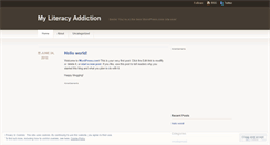 Desktop Screenshot of literateaddicts.wordpress.com