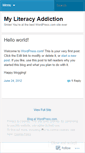 Mobile Screenshot of literateaddicts.wordpress.com