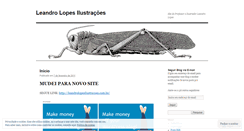 Desktop Screenshot of leandrolopesilustracoes.wordpress.com