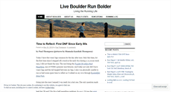 Desktop Screenshot of liveboulderrunbolder.wordpress.com