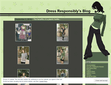 Tablet Screenshot of dressresponsibly.wordpress.com