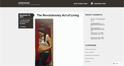 Desktop Screenshot of analenahope.wordpress.com