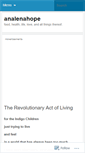 Mobile Screenshot of analenahope.wordpress.com