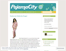 Tablet Screenshot of pajamacity.wordpress.com