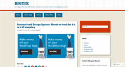 Desktop Screenshot of bigtix.wordpress.com