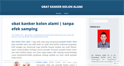 Desktop Screenshot of obatkankerkolonalami.wordpress.com