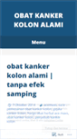 Mobile Screenshot of obatkankerkolonalami.wordpress.com