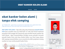 Tablet Screenshot of obatkankerkolonalami.wordpress.com