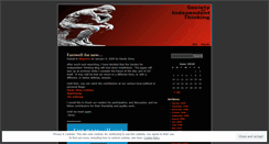 Desktop Screenshot of independentthinking.wordpress.com