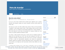 Tablet Screenshot of horadeacordar.wordpress.com