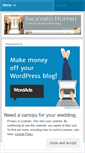 Mobile Screenshot of huppahsblog.wordpress.com