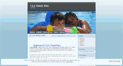 Desktop Screenshot of faatravelperu.wordpress.com