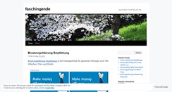 Desktop Screenshot of faschingende.wordpress.com