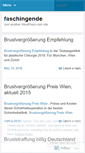 Mobile Screenshot of faschingende.wordpress.com