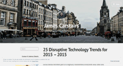 Desktop Screenshot of jamescarstairs.wordpress.com