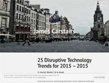 Tablet Screenshot of jamescarstairs.wordpress.com