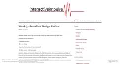 Desktop Screenshot of interactiveimpulse.wordpress.com