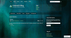 Desktop Screenshot of coleruiz.wordpress.com