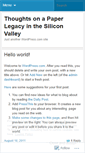 Mobile Screenshot of paperlegacydotwordpressdotcom.wordpress.com