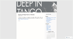 Desktop Screenshot of deepintango.wordpress.com