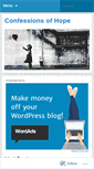 Mobile Screenshot of confessionsofhope.wordpress.com