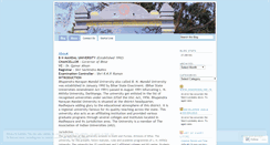 Desktop Screenshot of bnmandaluniversity.wordpress.com