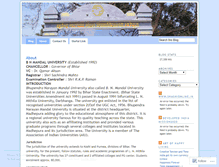 Tablet Screenshot of bnmandaluniversity.wordpress.com
