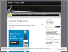 Tablet Screenshot of kinesferadanza.wordpress.com