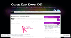 Desktop Screenshot of charleskevinkamau.wordpress.com