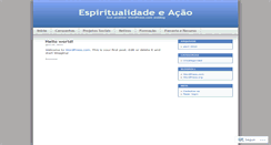 Desktop Screenshot of acaomedianeira.wordpress.com