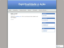 Tablet Screenshot of acaomedianeira.wordpress.com