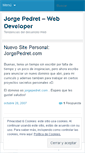 Mobile Screenshot of jorgepedret.wordpress.com