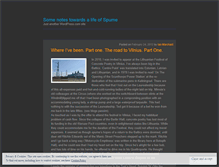 Tablet Screenshot of lifeofspume.wordpress.com