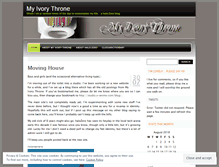 Tablet Screenshot of myivorythrone.wordpress.com