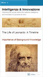 Mobile Screenshot of intelligenza.wordpress.com