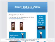 Tablet Screenshot of lipking.wordpress.com