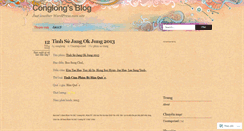 Desktop Screenshot of conglong.wordpress.com