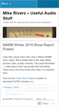 Mobile Screenshot of mikeriversaudio.wordpress.com